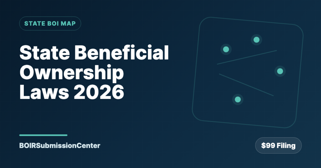 State beneficial ownership laws 2026 title card