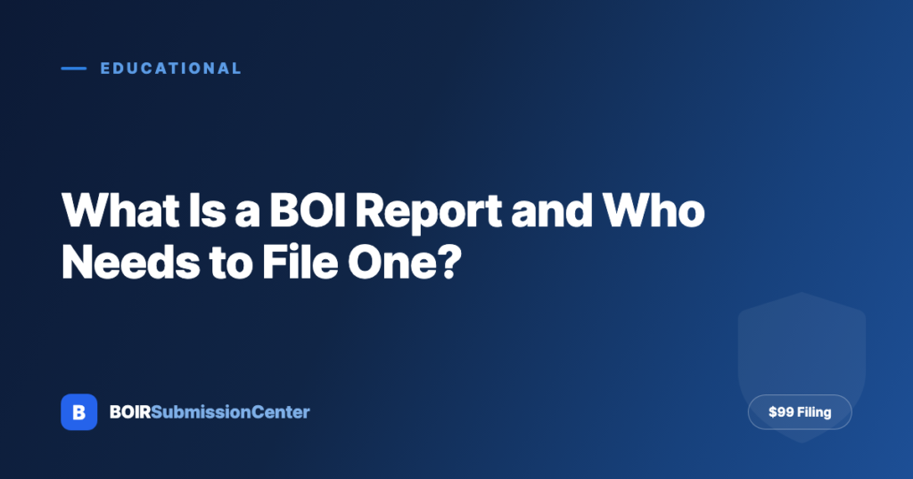 What Is a BOI Report and Who Needs to File One in 2026? (Updated for the FinCEN Rule Change)